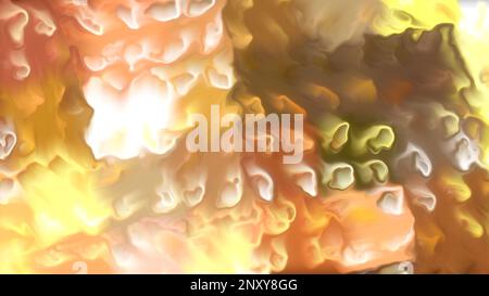 Peintures floues abstraites avec des points et des éclaboussures de liquide. Mouvement. Motif de taches liquides avec des points et des éclaboussures de couleurs. Les peintures pulsées avec le do flou Banque D'Images