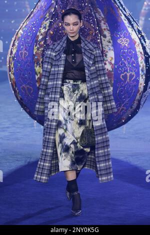 CHRISTIAN DIOR piste automne-hiver 2023-2024 pendant la semaine de mode de Paris le 2023 février - Paris ; France 28/02/2023 Banque D'Images