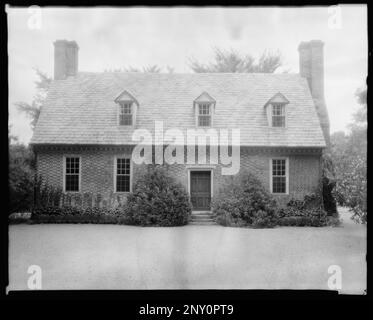 Adam Thoroughgggood House, Norfolk vic., Princess Anne County, Virginie. Carnegie Etude de l'architecture du Sud. États-Unis Virginia Princess Anne County Norfolk vic, façades, maisons, briques. Banque D'Images