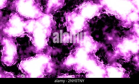 Fond gris et violet. Conception. Des breloques de néon clair de peinture dense en abstraction sont mises en évidence sur les bords. 4K images de haute qualité Banque D'Images