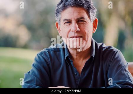 Auteur, éditeur, poète et traducteur Stephen Mitchell. (Photo de Scott London) Banque D'Images