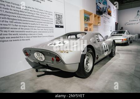 1964 Porsche 904 Carrera GTS argent Banque D'Images