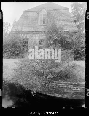 Middleton place, Ashley River vic., comté de Dorchester, Caroline du Sud. Carnegie Etude de l'architecture du Sud. États-Unis Caroline du Sud Comté de Dorchester Ashley River vic, dormers, toits de Gambourin, Maisons. Banque D'Images