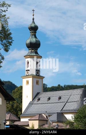 Eglise de Saint Giles à St Gilgen Banque D'Images