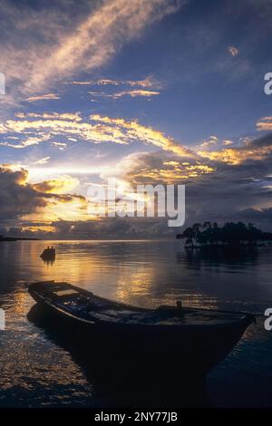 Sunrise, Havelock Island, Andaman, Inde Banque D'Images