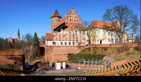 Château du Chapitre Warmien à Olsztyn Banque D'Images