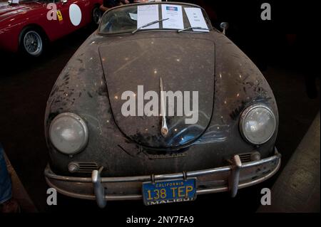 Porsche 356 A 1600 Speedster, Barn Find, 1957, enregistré Malibu California, États-Unis Banque D'Images