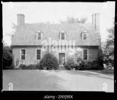 Adam Thoroughgggood House, Norfolk vic., Princess Anne County, Virginie. Carnegie Etude de l'architecture du Sud. États-Unis Virginia Princess Anne County Norfolk vic, façades, maisons, briques. Banque D'Images