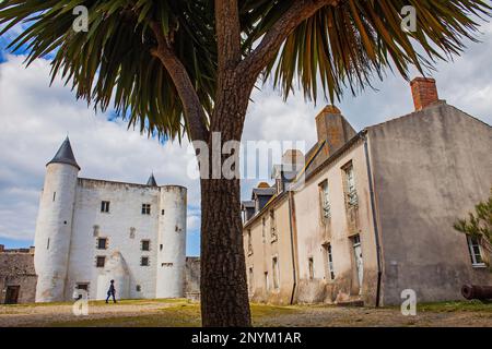 Le château Le Château de Noirmoutier, Noirmoutier en l'île, l'île de Noirmoutier, la Vendée, Pays de la Loire, France Banque D'Images