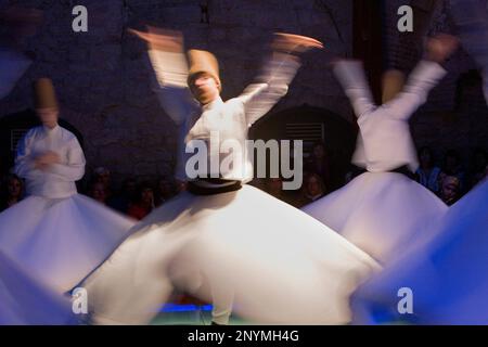 Drevish Hodjapasha à danse mystique Culture Centre, Meulevi Hokapasa.cérémonie sema Hamami Sk Nº5-9d, . Istanbul. La Turquie Banque D'Images