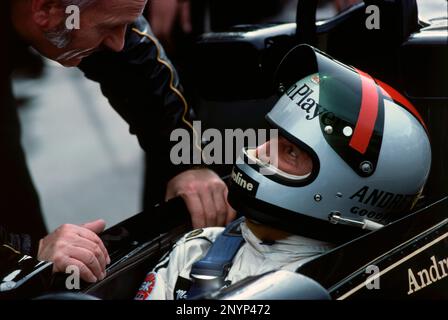 Mario Andretti. 1978 Grand Prix des États-Unis Ouest Banque D'Images