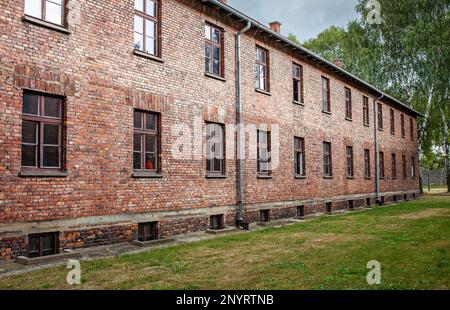 Camp de concentration. Auschwitz. La Pologne. Banque D'Images