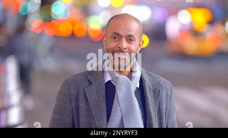 Afro-américain aux Etats-Unis - photographie de rue Banque D'Images