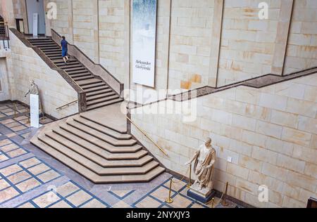 Hall de Musée National, Varsovie, Pologne. Banque D'Images