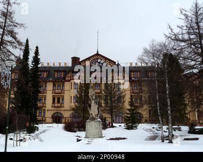 Grandhotel, Starý Smokovec, Ótátrafüred, Slovaquie, Europe Banque D'Images