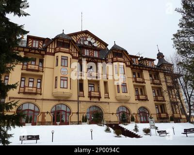 Grandhotel, Starý Smokovec, Ótátrafüred, Slovaquie, Europe Banque D'Images