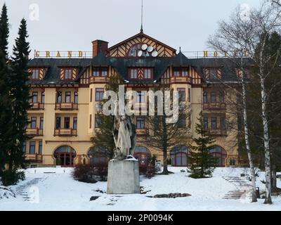 Grandhotel, Starý Smokovec, Ótátrafüred, Slovaquie, Europe Banque D'Images