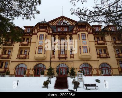 Grandhotel, Starý Smokovec, Ótátrafüred, Slovaquie, Europe Banque D'Images