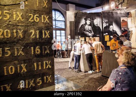 Étonnant Musée de 1944 de Varsovie, Varsovie, Pologne Banque D'Images