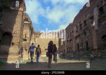 Thermes de Caracalla, Rome, Italie Banque D'Images