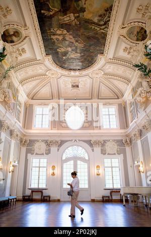 Le Palais Kadriorg dans Parc Kadrioru,Tallinn, Estonie Banque D'Images