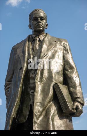 Thurgood Marshall Memorial à Lawyers Mall State House Square Annapolis Maryland Banque D'Images