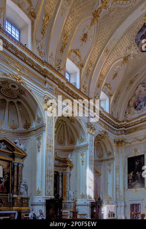 Bergame, Lombardie / Italie - JUIN 26 : Vue intérieure de la cathédrale St Alexandre à Bergame le 26 juin, 2017 Banque D'Images