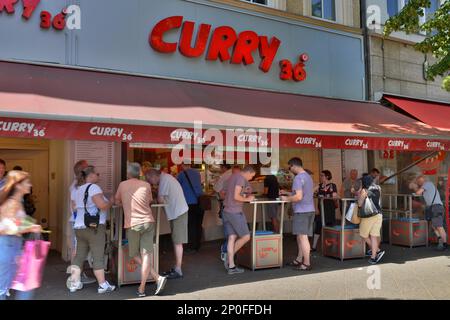 Curry 36, Mehringdamm, Kreuzberg, Berlin, Allemagne Banque D'Images