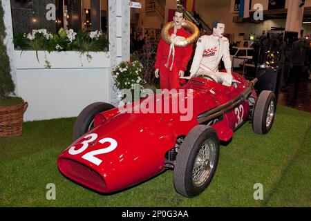 Maserati 250 F, vainqueur du Grand Prix Monaco 1957, moteur V6, six cylindres, 270 ch, pilote Juan Manuel Fangio, voiture historique de Formule 1, F1, voiture classique Banque D'Images