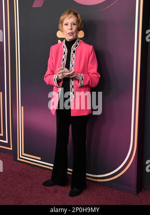 Hollywood, États-Unis, 2 mars 2023, Carol Burnett arrivée sur le tapis rouge de Carol Burnett: 90 ans de rire et d'amour se tiendra à Avalon Hollywood sur 2 mars 2023 à Hollywood, CA. L'offre spéciale NBC sera diffusée sur 26 avril 2023. © Lisa OConnor/AFF-USA.com Banque D'Images