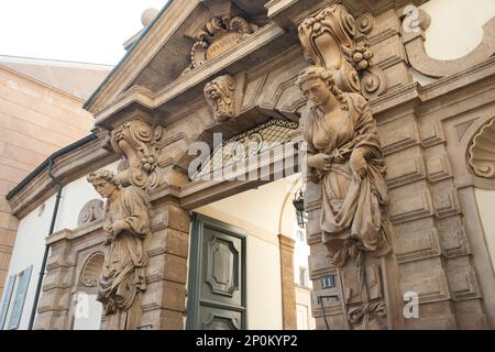 Italie, Lombardie, Milan, ancien Séminaire Archevêque, Portail d'entrée par Francesco Maria Richini date 1630 Banque D'Images