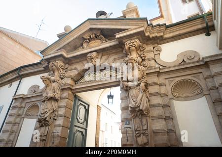 Italie, Lombardie, Milan, ancien Séminaire Archevêque, Portail d'entrée par Francesco Maria Richini date 1630 Banque D'Images