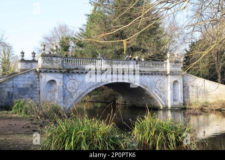 Chiswick House & Gardens, inspiré du voyage italien du comte de Burlington et de jardins paysagers restaurés, à l'ouest de Londres Banque D'Images