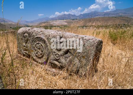 Église Surb Astvatsatsin (1321) près du village d'Areni dans la province de Vayots Dzor, Arménie Banque D'Images