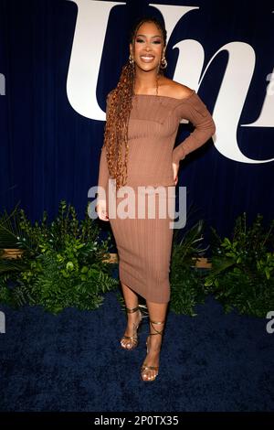 Los Angeles, États-Unis. 02nd mars 2023. Skye Townsend, à la première de Hulu's 'UnPrisoned' au Hollywood Legion Theatre à Los Angeles, CA, Etats-Unis sur 2 mars 2022. Photo de Fati Sadou/ABACAPRESS.COM crédit: Abaca Press/Alamy Live News Banque D'Images
