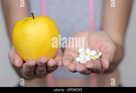 nutrition perte de poids concept d'ajustement fin Banque D'Images