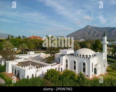 Vue panoramique sur la Grande Mosquée de Marbella, Espagne Banque D'Images