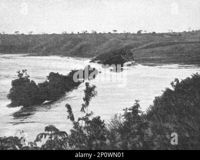 ''les chutes de Rippon; le Nord-est Africain', 1914. De "Grande Géographie Bong Illastree", 1914. Banque D'Images