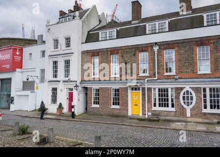 The House by the Thames, Bankside, Southwark, Londres, Angleterre, ROYAUME-UNI Banque D'Images