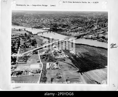 Louisiane - Shreveport, Photographie aérienne. Banque D'Images