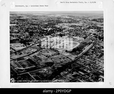 Louisiane - Shreveport, Photographie aérienne. Banque D'Images