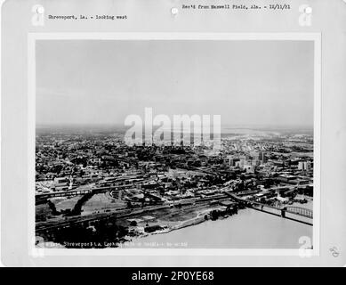 Louisiane - Shreveport, Photographie aérienne. Banque D'Images