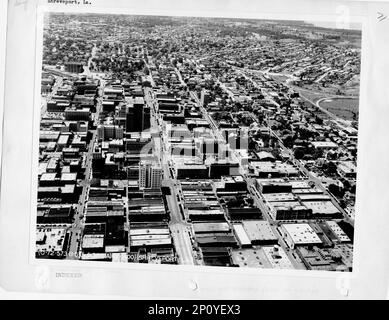 Louisiane - Shreveport, Photographie aérienne. Banque D'Images