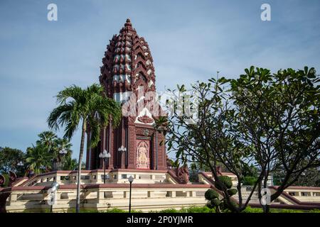 Le pilier de la ville de Prachuap Khiri Khan Shrinein la vieille ville de Phrachuap Khiri Khan dans la province de Prachuap Khiri Khan en Thaïlande, Prach Banque D'Images