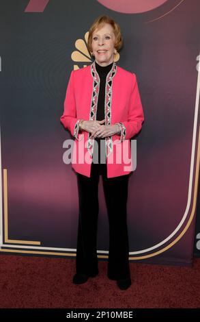 2 mars 2023 - Los Angeles, Californie - Carol Burnett. Carol Burnett : 90 Years of Laughter + Love de NBC, spécial anniversaire organisé à Avalon Hollywood & Bardot à Los Angeles. Banque D'Images