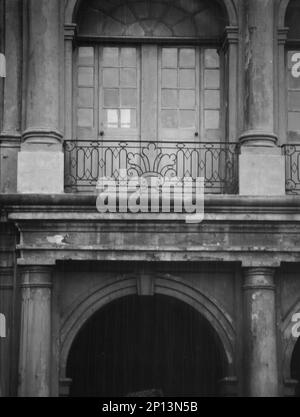 Façade du Cabildo, l'ancienne mairie espagnole de la Nouvelle-Orléans, entre 1920 et 1926. Banque D'Images