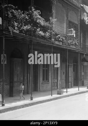 Scène de rue, la Nouvelle-Orléans, entre 1920 et 1926. Banque D'Images