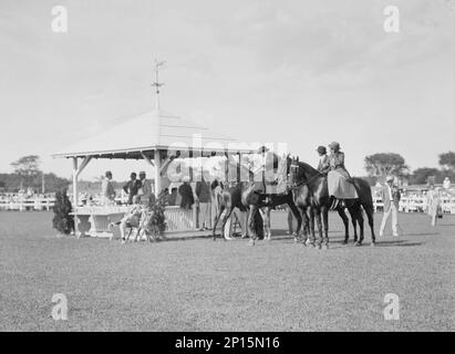 Spectacle équestre East Hampton, 1932. Banque D'Images