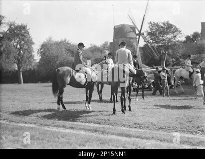 Spectacle équestre East Hampton, 1936. Banque D'Images