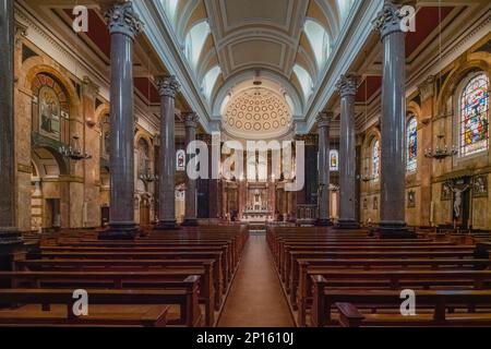 02.03.2023 Preston, Lancashire, Royaume-Uni. St Wilfrid est une paroisse catholique active. Au coeur de Preston, servi par la Société de Jésus (Jésuites), avec Banque D'Images